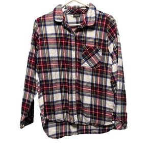 Riposo Size Large Button Down Flannel Shirt